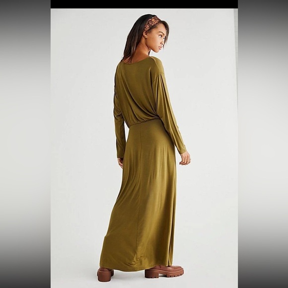 Free people alyssa long sleeve wrap maxi dress - Picture 12 of 12